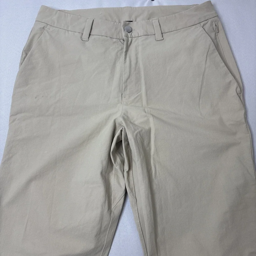 Lululemon ABC Classic Fit Trouser Pants Mens 3o X30Tan Chino VersaTwill Stretch
